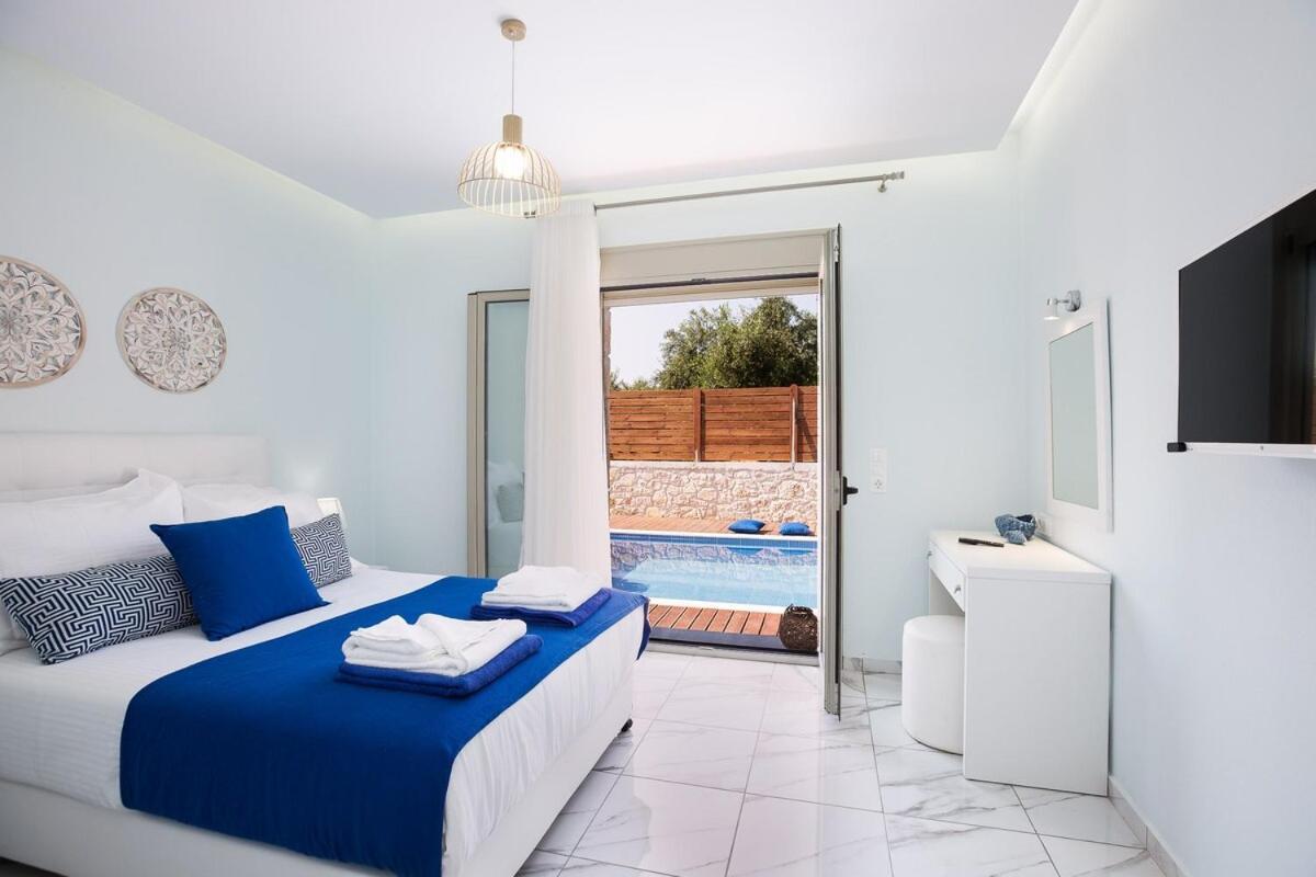 Pangalochori Villa Vera - With Private Heated Pool & Jacuzzi מראה חיצוני תמונה